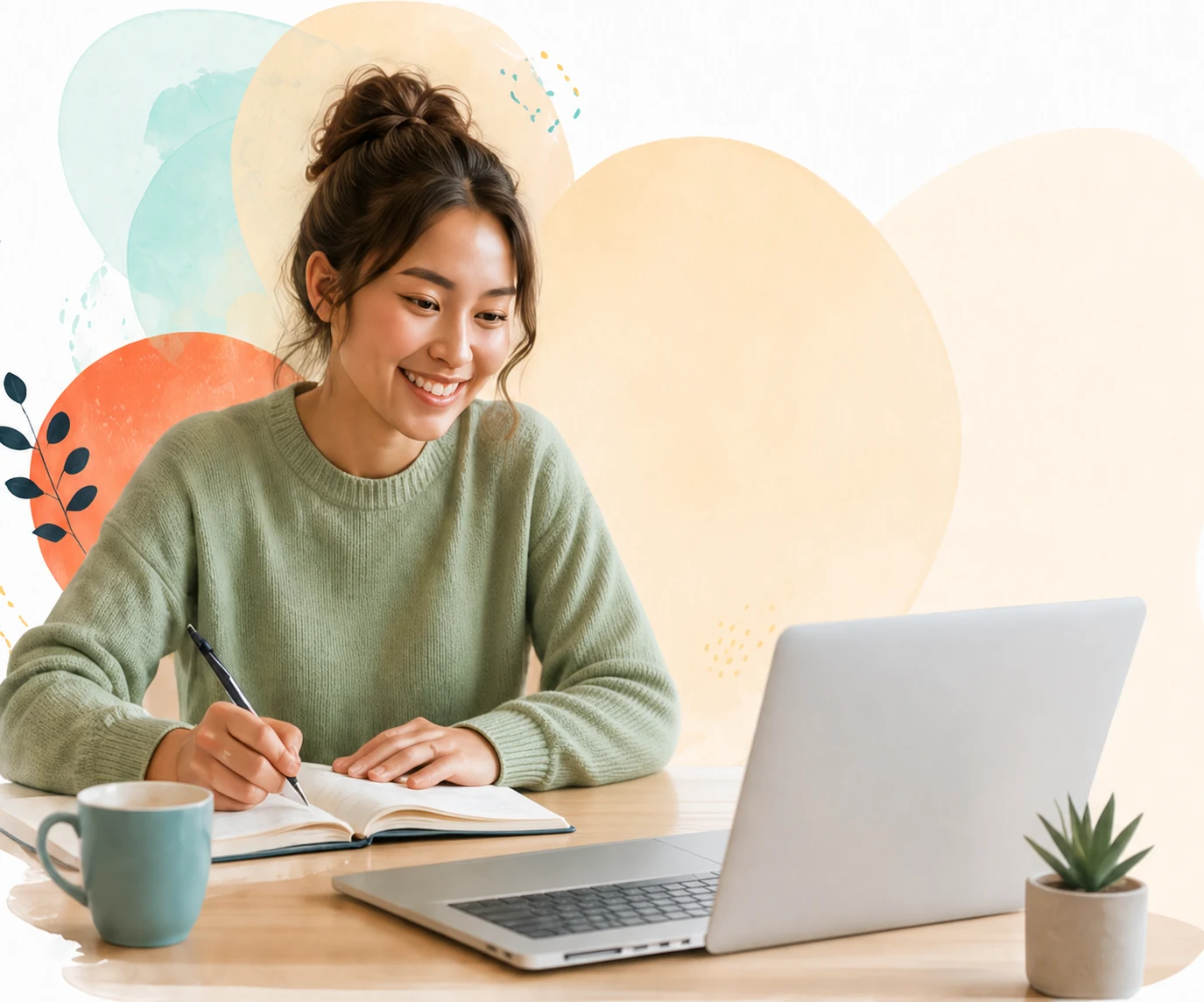 Learner studying for the Australian citizenship test with a mock result and explanation